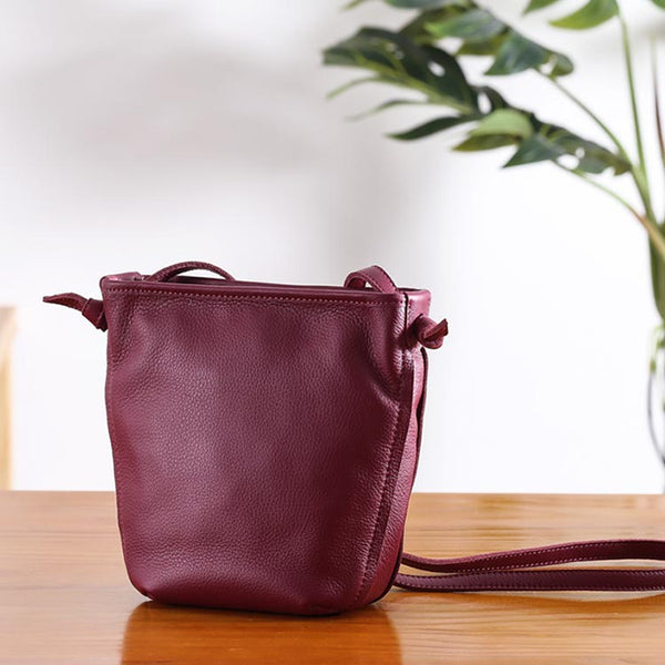 Minimalist Womens Leather Crossbody Bags Shoulder Bag for Women Genuine Leather
