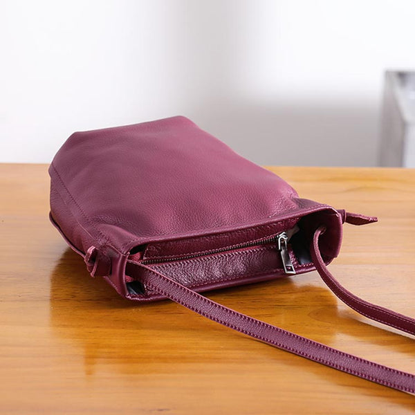 Minimalist Womens Leather Crossbody Bags Shoulder Bag for Women girlfriend