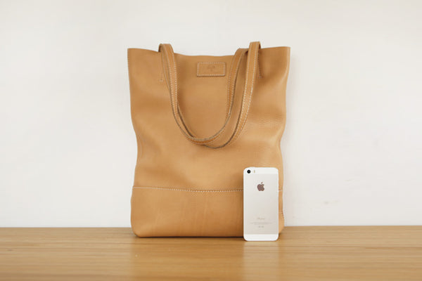 Minimalist Womens Leather Tote Bag Handbags Shoulder Bag for Women Designer