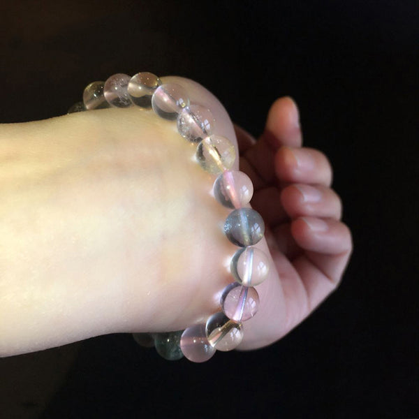 Natural  Crystal Beaded Bracelet Handmade Gemstone Jewelry Accessories for Women Men