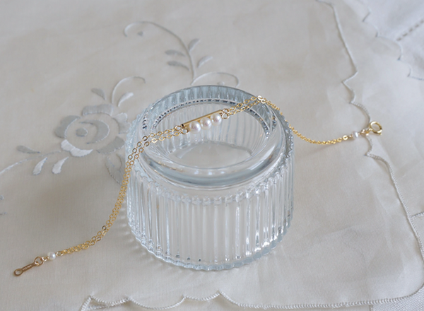 Nice Womens Freshwater Pearl Bracelet Gold Plated Bracelets For Her Gift-idea