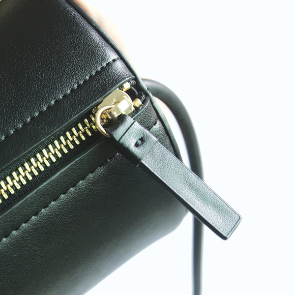 Original Womens Black Leather Crossbody Bags Leather Shoulder Bag Accessories
