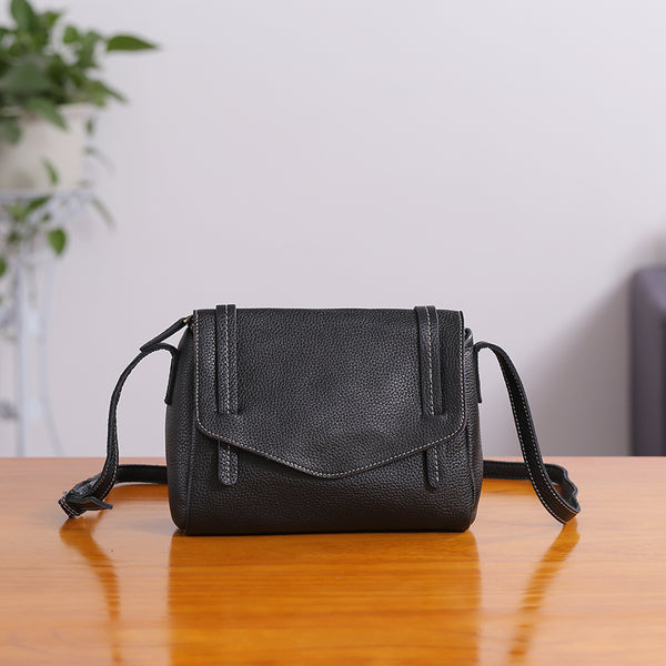 Original Womens Small Leather Satchel Bag Crossbody Bags Purse Cube Bag Accessories