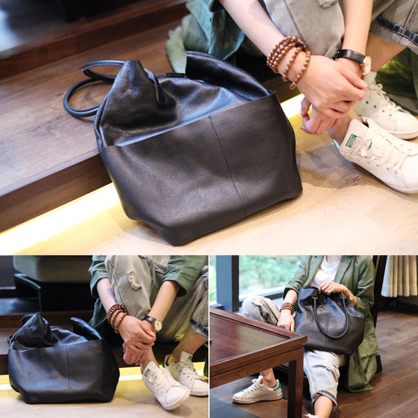 Original Womens Soft Leather Tote Bag Handbags Shoulder Bag for Women Details