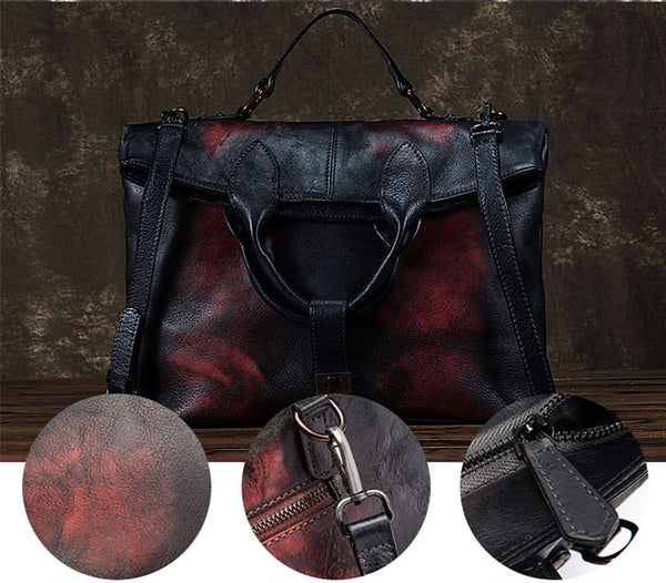 Quilted Ladies Genuine Leather Crossbody Bag Shoulder Handbags For Women Details