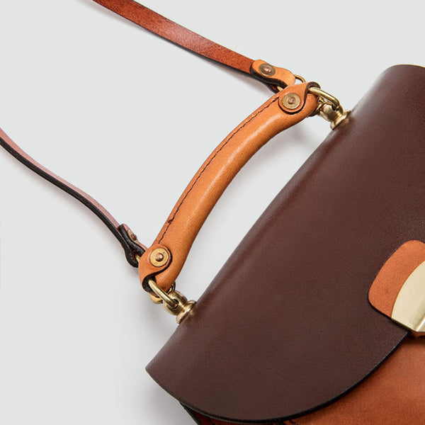 Quilted Ladies Genuine Leather Satchel Handbags Shoulder Bag Small Purse for Women Designer
