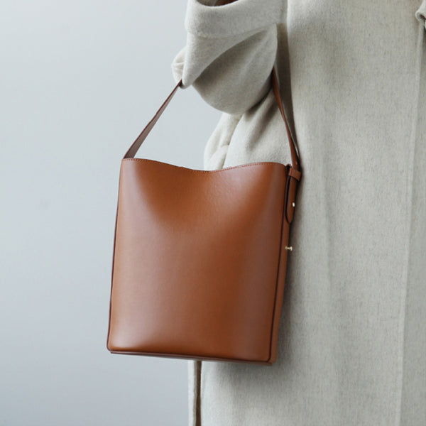 Simplify Bucket Bag Womens Leather Crossbody Bags Shoulder Bag for Women girlfriend