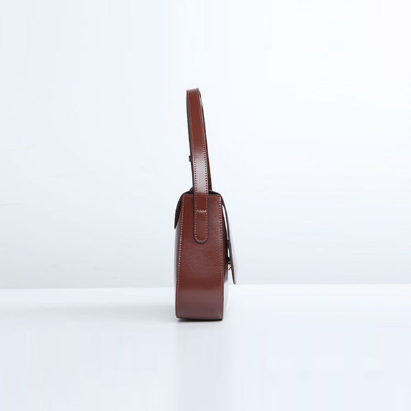 Simplify Womens Leather Saddle Bag Crossbody Bags Purse for Women stylish