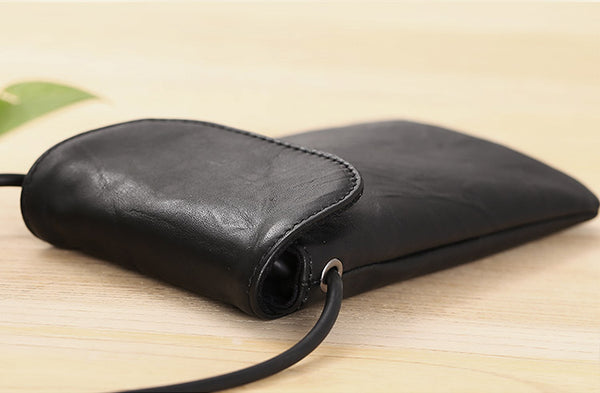 Small Black Leather Womens Crossbody Phone Bags Shoulder Bag Purse for Women fashion