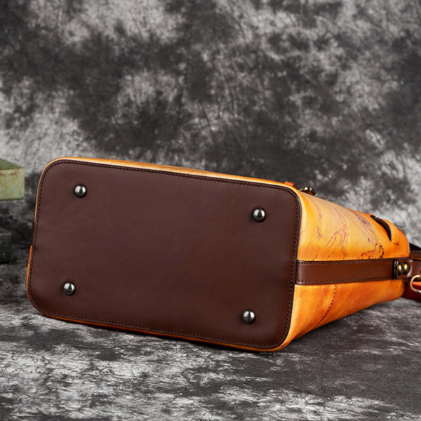 Small Ladies Genuine Leather Handbags Crossbody Purse For Women Handmade