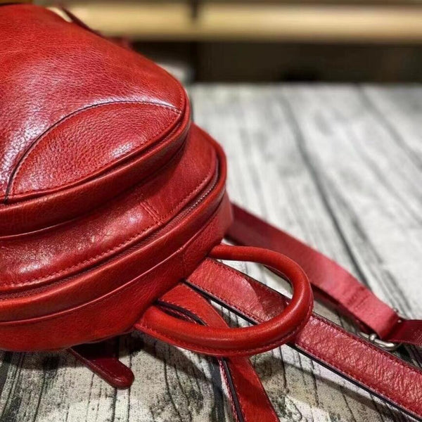 Small Ladies Leather Backpack Purse Rucksack Bag For Women Online