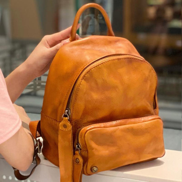 Small Ladies Leather Backpack Purse Rucksack Bags For Women Best