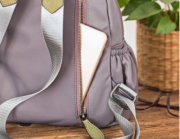 Small Ladies Lightweight Nylon Backpack Purse Waterproof Rucksack Bag For Women Fashion