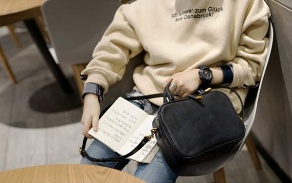 Small Leather Over the Shoulder Purse Bags Crossbody Handbags for Ladies fashion