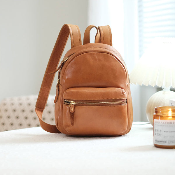 Small Rucksack Womens Leather Stylish Backpacks For Women Accessories