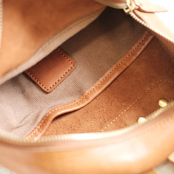 Small Rucksack Womens Leather Stylish Backpacks For Women Inside