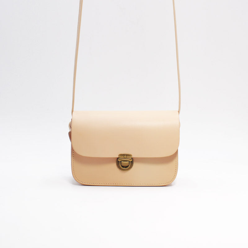 Handmade Leather Crossbody | Veda Crossbody Bag Cream