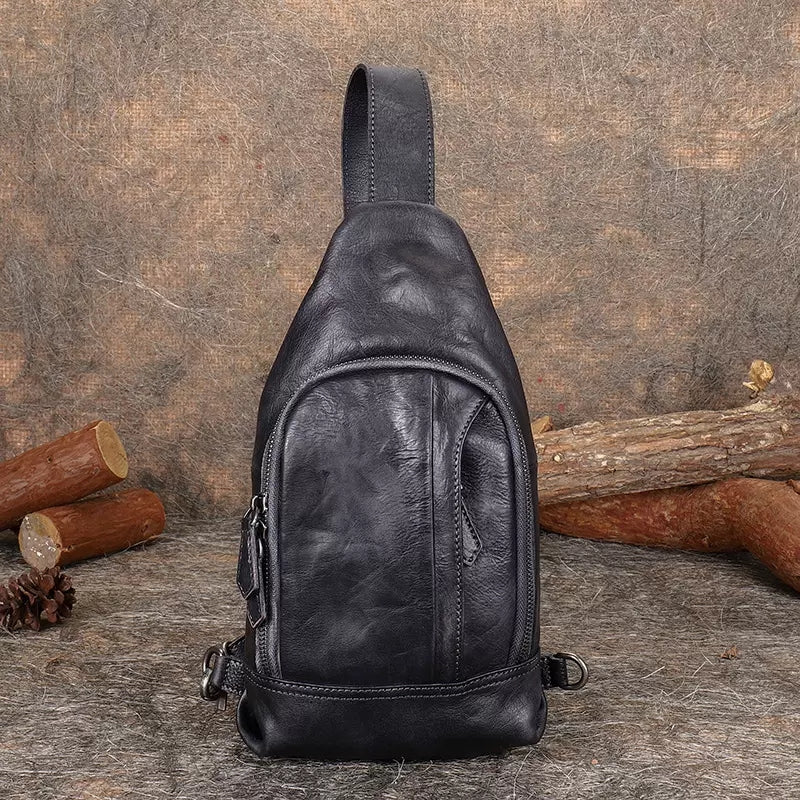 Black Small Chest Bag