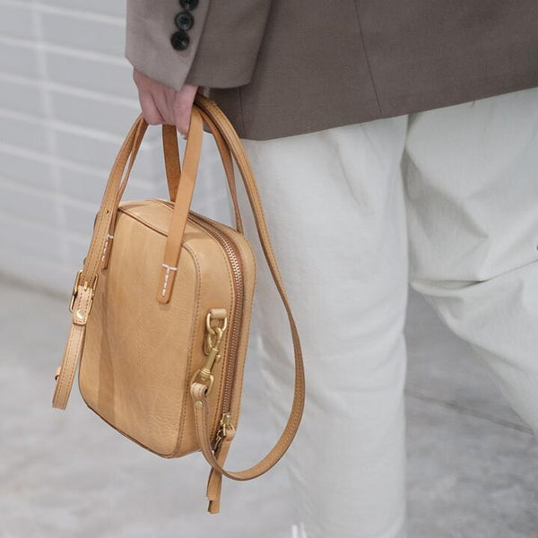 Small Women's Genuine Leather Handbags Crossbody Sling Bag For Women Chic