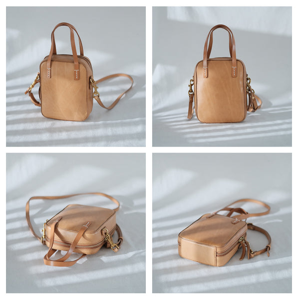 Small Women's Genuine Leather Handbags Crossbody Sling Bag For Women Cowhide
