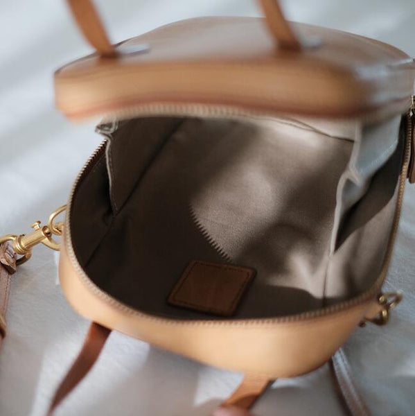 Small Women's Genuine Leather Handbags Crossbody Sling Bag For Women Inside
