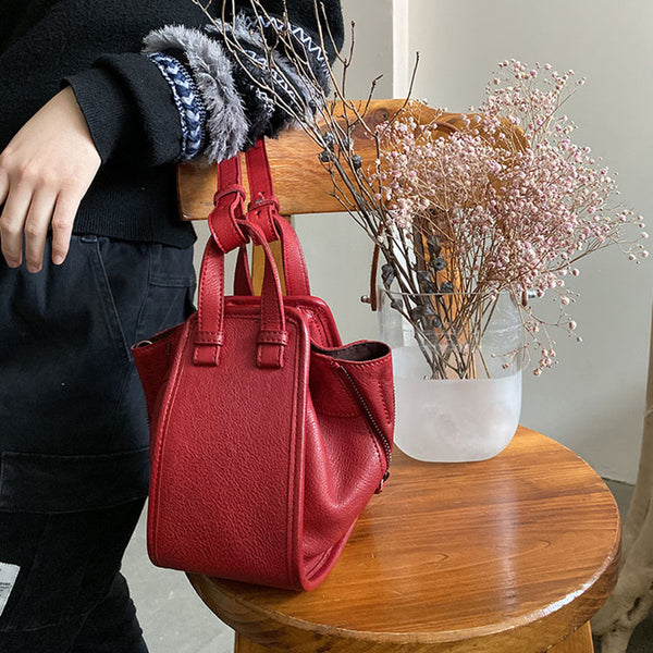 Small Women's Genuine Leather Handbags Crossbody Sling Bag Purse For Women Fashion
