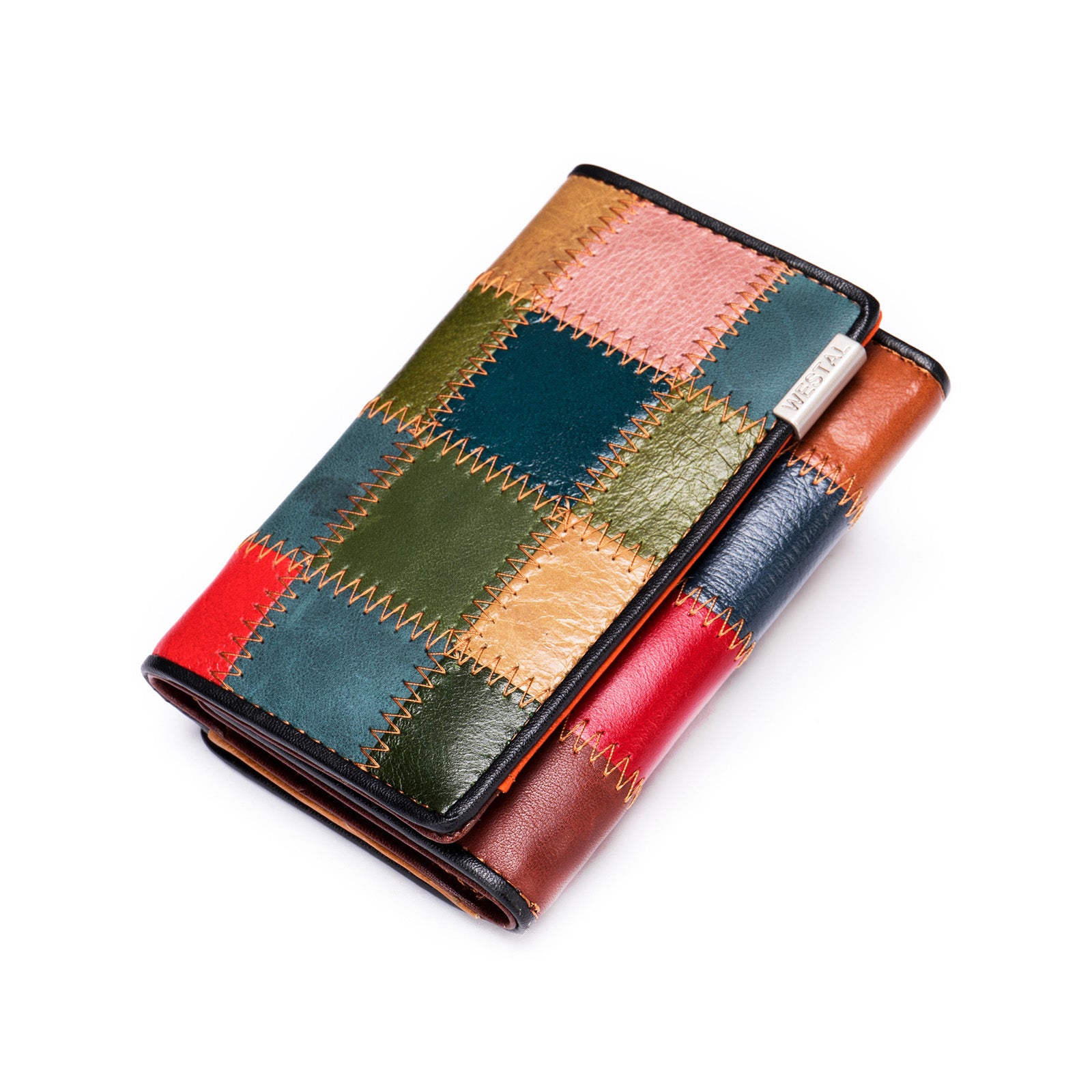 Small Patchwork Leather Wallet