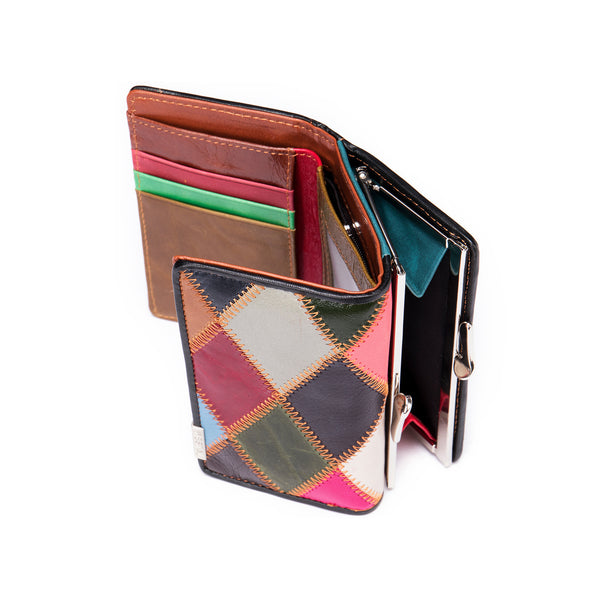 Small Women's Leather Clutch Wallet Western Wallets For Women Beautiful