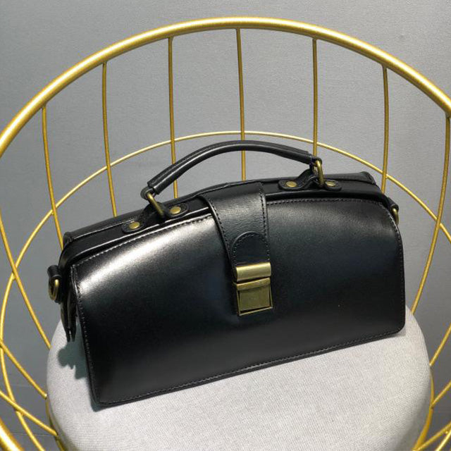 Penelope Leather Satchel Bag - Grey - Shop Samuel Ashley Handbags & Totes -  Pinkoi