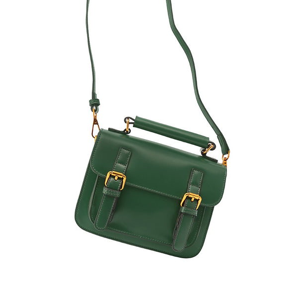 Small Women's Leather Satchel Bag Crossbody Bags Purse for Women Minimalism