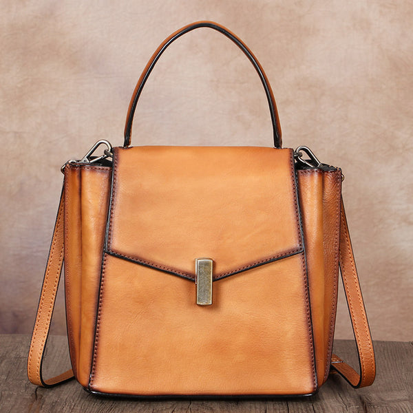 Small Women's Leather Satchel Handbags Purse Crossbody Bag for Women Affordable