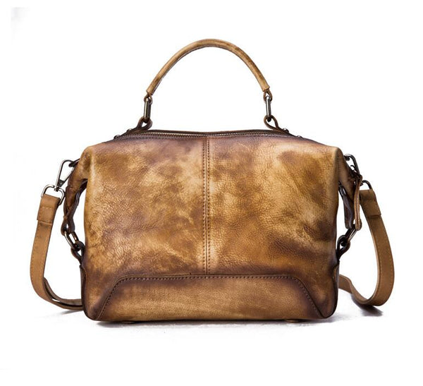 Small Women's Leather Shoulder Handbags Crossbody Purse For Women Funky