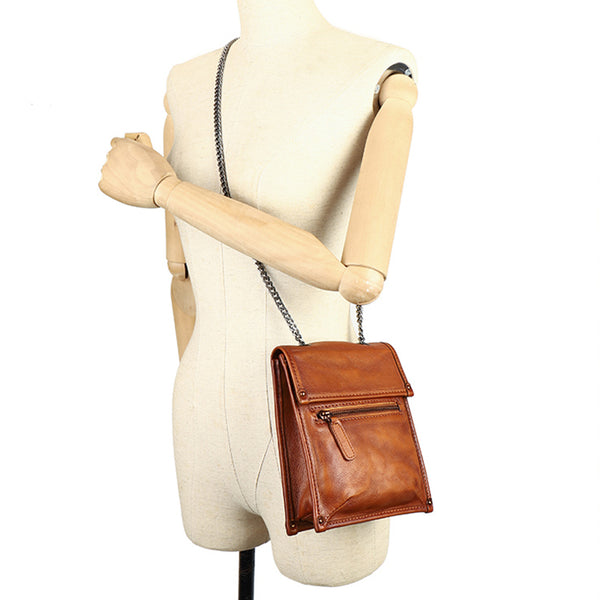 Small Womens Flap Leather Crossbody Bags Chain Shoulder Bag For Women Designer