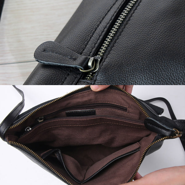 Small Womens Genuine Leather Satchel Bag Crossbody Bags for Women fashion