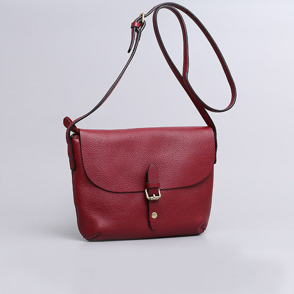 Small Womens Genuine Leather Satchel Bag Crossbody Bags for Women small