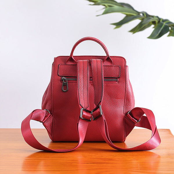Small Womens Leather Backpack Purse Cute Backpacks for Women work bag