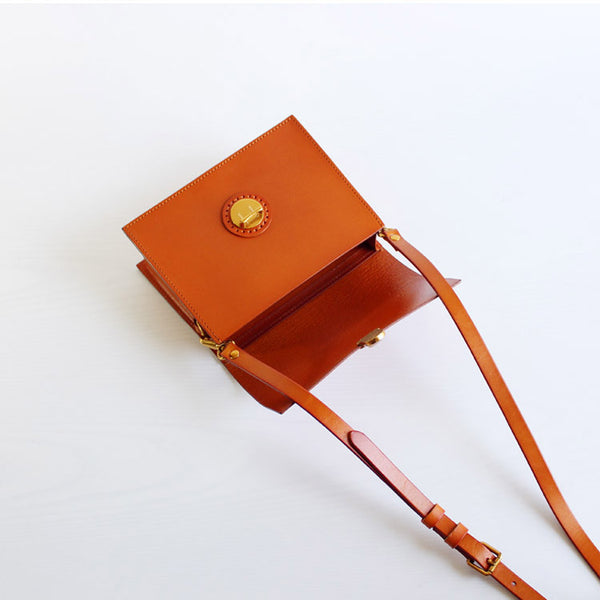 Stylish Brown Leather Womens Small Leather Crossbody Bags Shoulder Bag Boutique