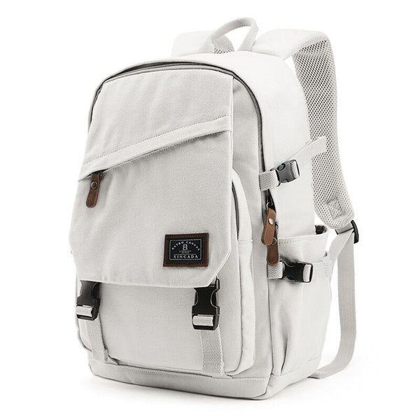Stylish Canvas Laptop Backpack Ladies Rucksack For Women Cool