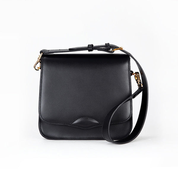 Stylish Ladies Black Leather Handbags Shoulder Bag Purses for Women Black