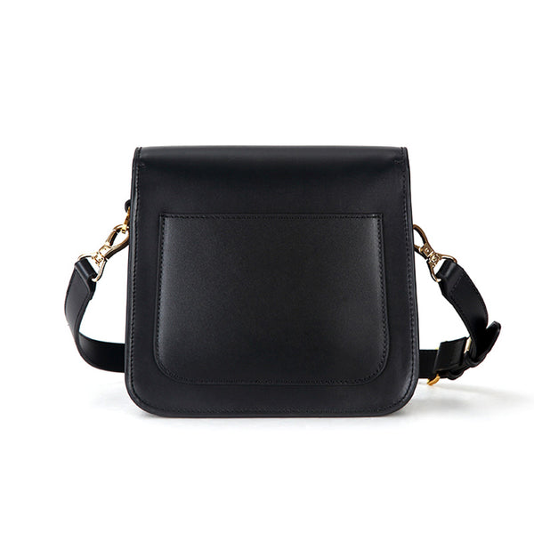 Stylish Ladies Black Leather Handbags Shoulder Bag Purses for Women