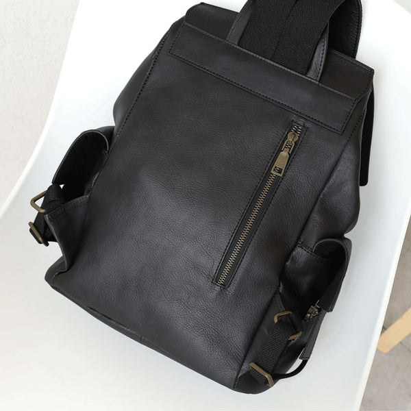 Stylish Ladies Genuine Leather Backpack Purse Rucksack Bag