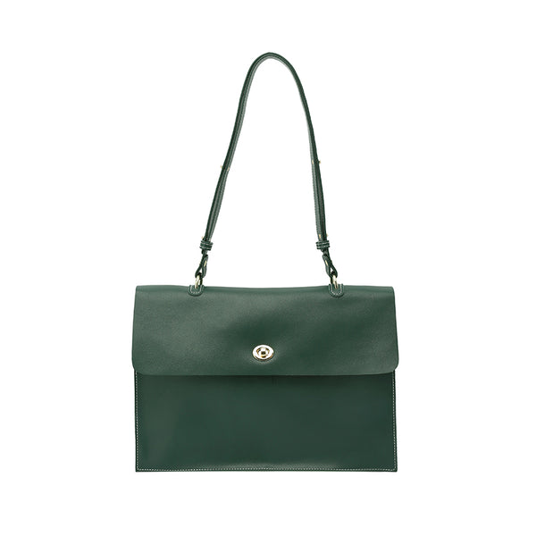 Stylish Ladies Leather Handbags Green Leather Shoulder Bag for Women best