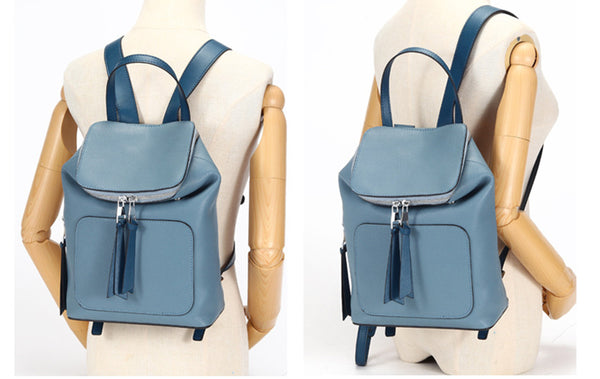 Stylish Ladies Leather Rucksack Bag Backpack Purse For Women Fashion