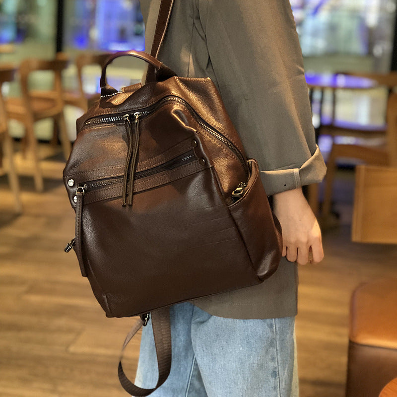 Stylish Ladies Rucksack leather Small Backpack Purse For Women – igemstonejewelry