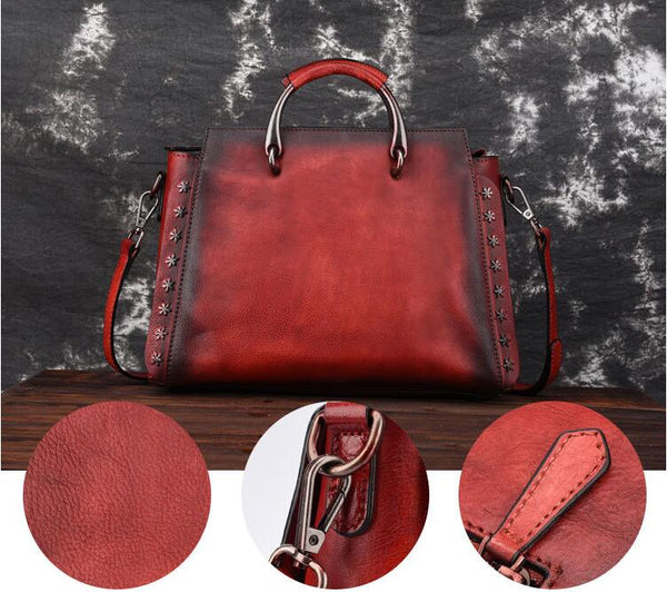 Stylish Ladies Small Leather Crossbody Bag Purse Genuine Leather Handbags For Women