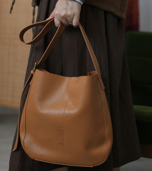 Stylish Women's Genuine Leather Tote Bags Black Leather Shoulder Bag Details