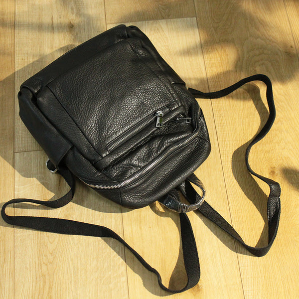 Stylish Womens Black Leather Backpack Bags Purse Trendy Backpacks Bags Purse Trendy Backpacks for Womens Black