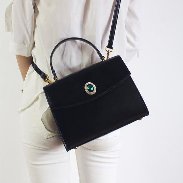 Stylish Womens Black Shoulder Handbag Designer Crossbody Bag For Women Chic