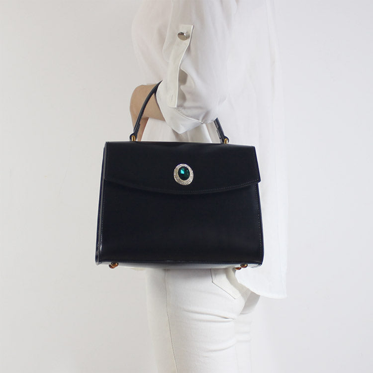 Stylish Womens Black Shoulder Handbag Designer Crossbody Bag for Women