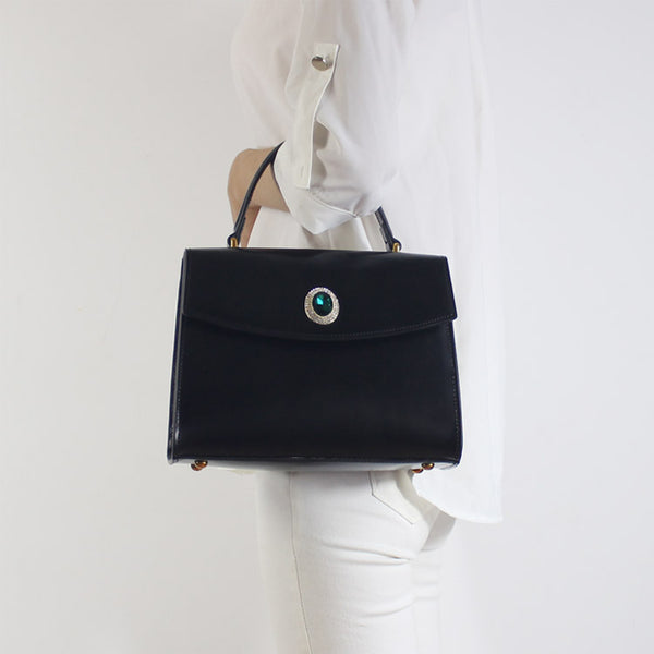 Stylish Womens Black Shoulder Handbag Designer Crossbody Bag For Women Cute